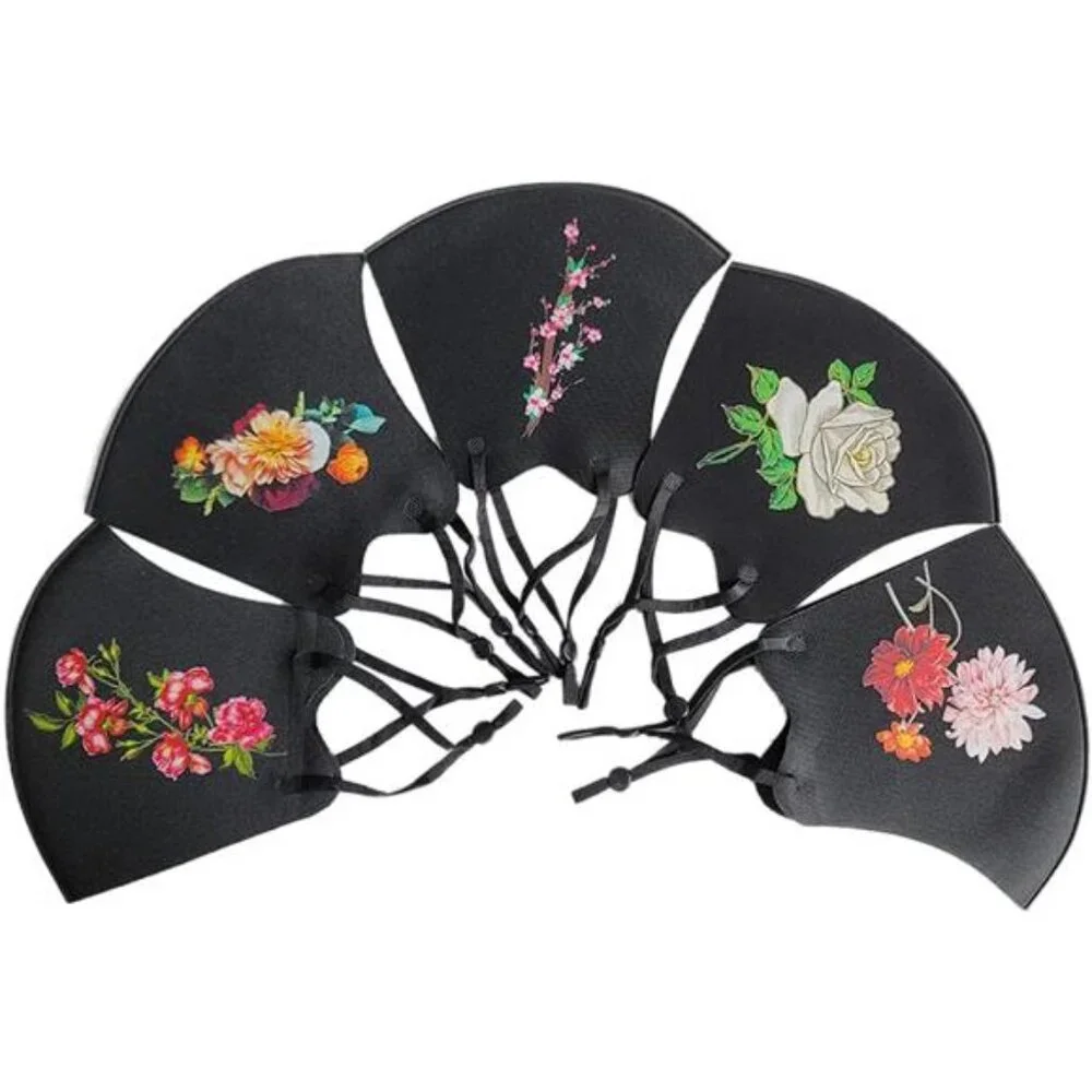 Washable Face Masks, Reusable, Ice Silk Cotton Cloth Masks